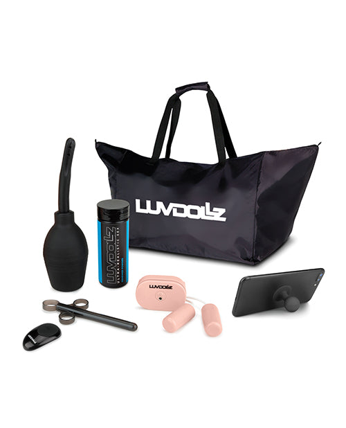 Luvdollz Remote Control Rechargeable Doggy Style Pussy & Ass with Douche