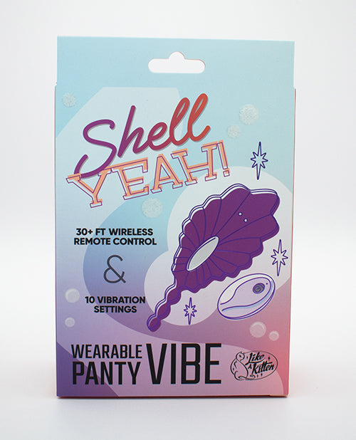 Natalie's Toy Box Shell Yeah! Remote Controlled Wearable Panty Vibrator