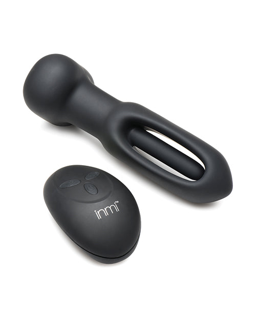 Inmi Bum Flick Flicking & Vibrating Silicone Butt Plug with Remote