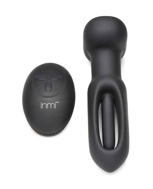 Inmi Bum Flick Flicking & Vibrating Silicone Butt Plug with Remote