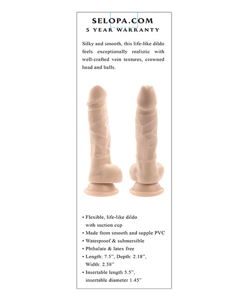 Selopa 6" Lifelike Dildo