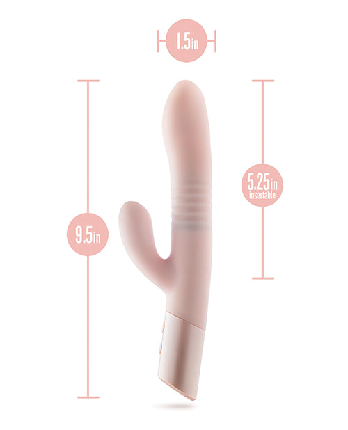 Blush Fraya Rabbit Rechargeable Vibrator