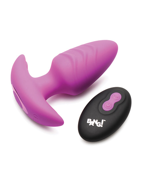 Bang! Rotating & Vibrating Tapered Butt Plug with Remote