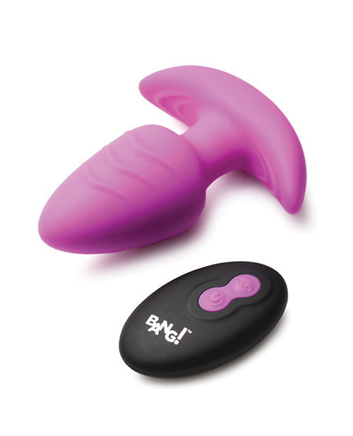 Bang! Rotating & Vibrating Tapered Butt Plug with Remote