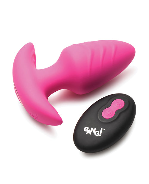 Bang! Rotating & Vibrating Tapered Butt Plug with Remote