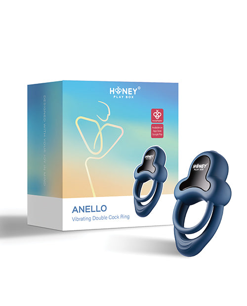 Anello Vibrating Double Cock Ring with Clitoral Stimulator