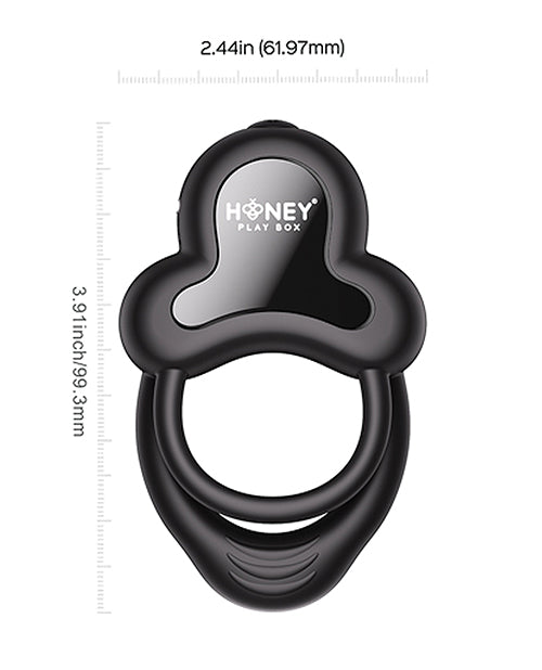 Anello Vibrating Double Cock Ring with Clitoral Stimulator