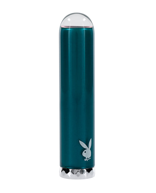 Playboy Pleasure Emerald Bullet Vibrator - Deep Teal