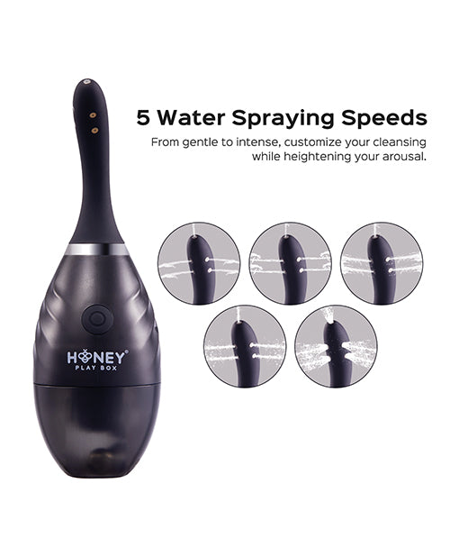 Bulby Auto Spray Anal Douche System - Black