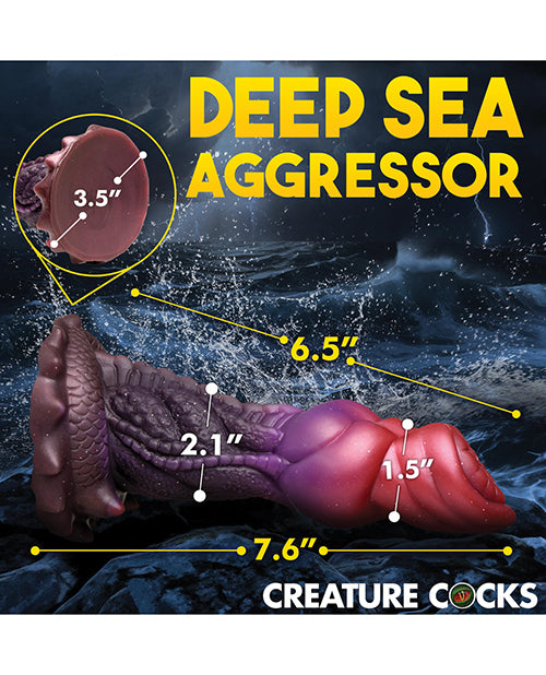 Creature Cocks Deep Diver Sea Creature Silicone Dildo measurements