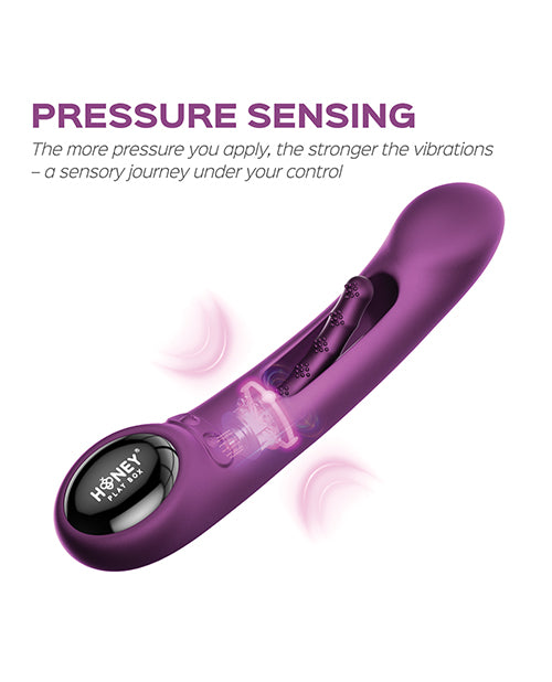 Tempo Pressure Sensing App-Controlled Flapping Vibrator