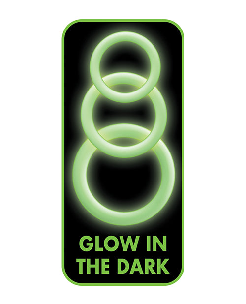 Enhancer Silicone Cockrings - Glow In The Dark