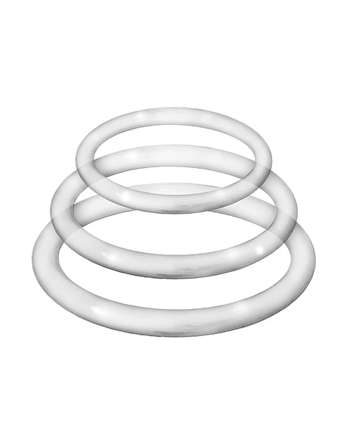 Enhancer Silicone Cockrings - Clear