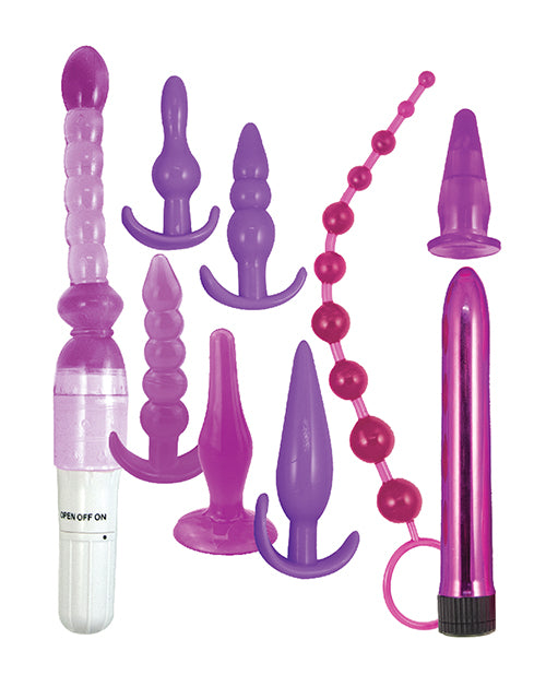 Purple Elite Collection Supreme Anal Play Kit - Purple