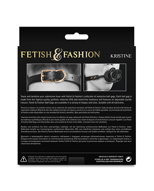 Fetish & Fashion Kristine Ball Gag - Black