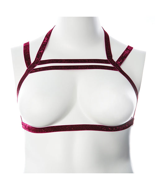 Gender Fluid Sugar Coated Harness - Raspberry Glitter