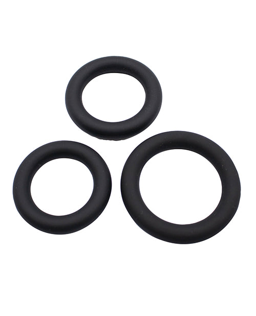 Gender Fluid Clincher Tension Ring Set - Black