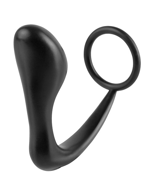 Anal Fantasy Collection Ass Gasm Cockring Plug - Black