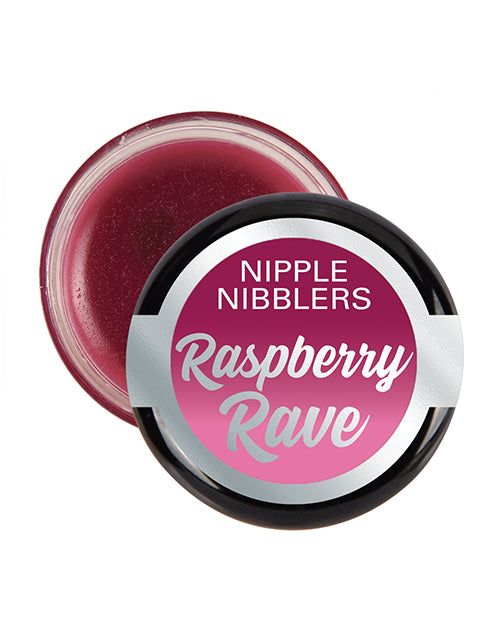 Nipple Nibbler balm in a luscious raspberry flavor, rich and inviting