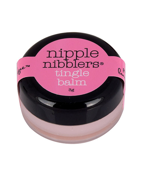 Nipple Nibbler balm in pink lemonade flavor, offering a refreshing citrus twist.