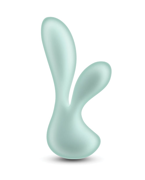 Close-up of the Pure Luna Petite Rabbit Vibrator's shaft, highlighting its smooth texture and ergonomic shape