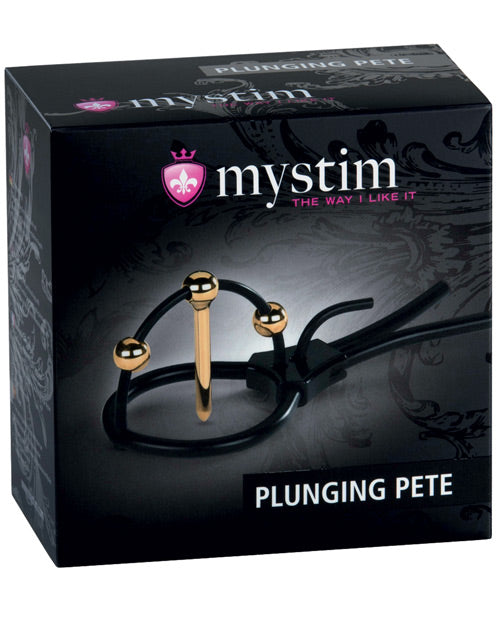 Mystim Plunging Pete W/corona Strap & Urethral Sound