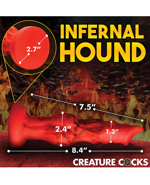 Creature Cocks Fire Hound Silicone Dildo