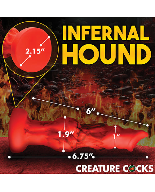 Creature Cocks Fire Hound Silicone Dildo