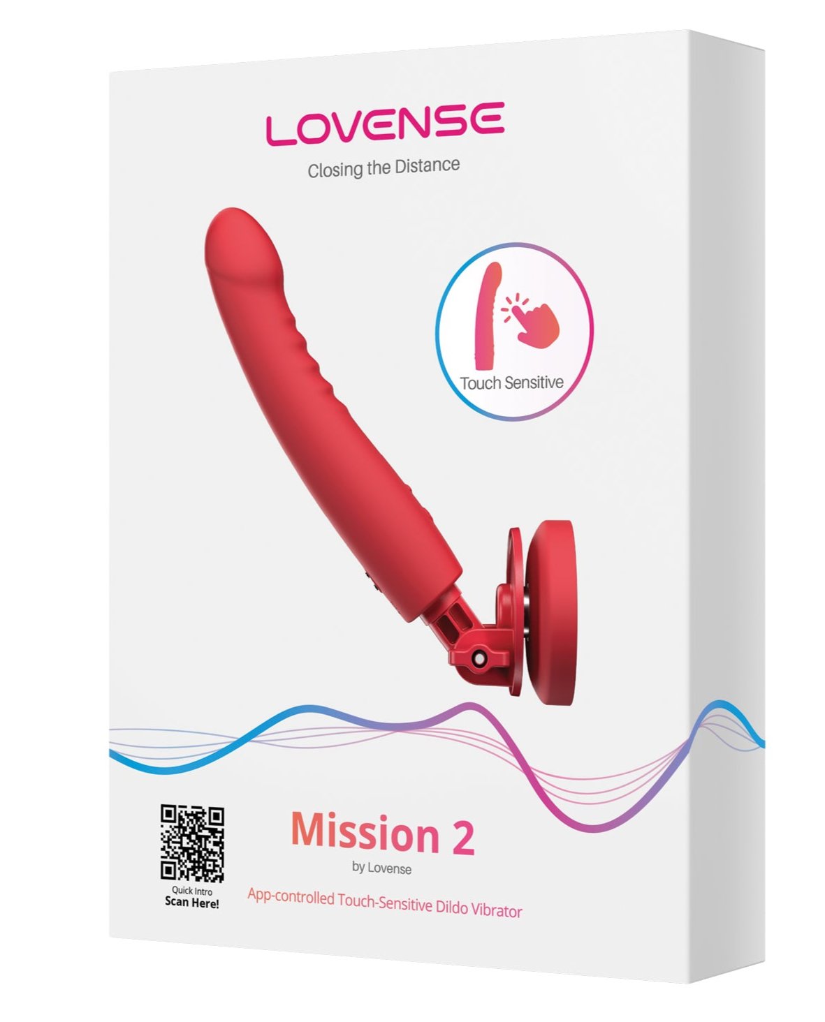 Lovense Mission 2 Touch-Sensitive Vibrating Dildo