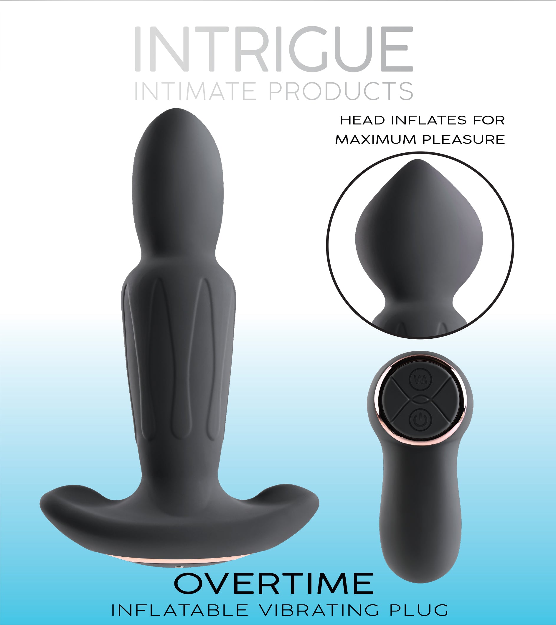 Intrigue Overtime Inflating Plug w Remote