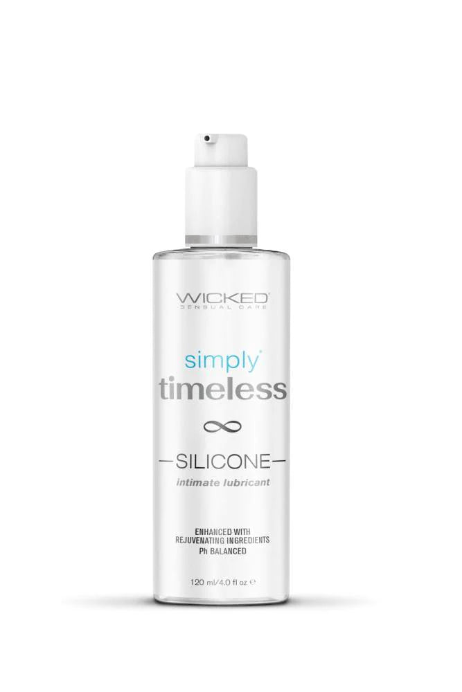 Wicked Sensual Care Simply Timeless Silicone Lubricant - 4 Oz