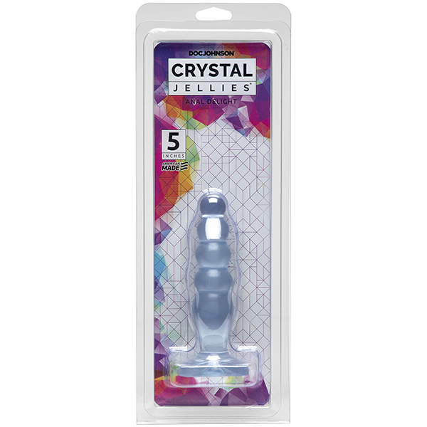 Crystal Jellies 5" Anal Delight | Clear