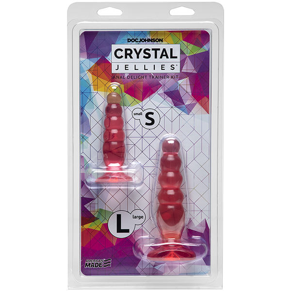 Crystal Jellies Anal Delight Trainer Kit | Pink