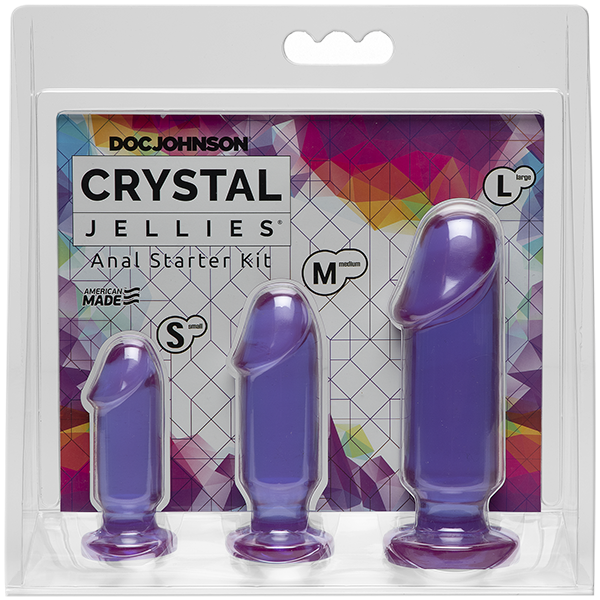 Crystal Jellies Anal Starter Kit | Purple