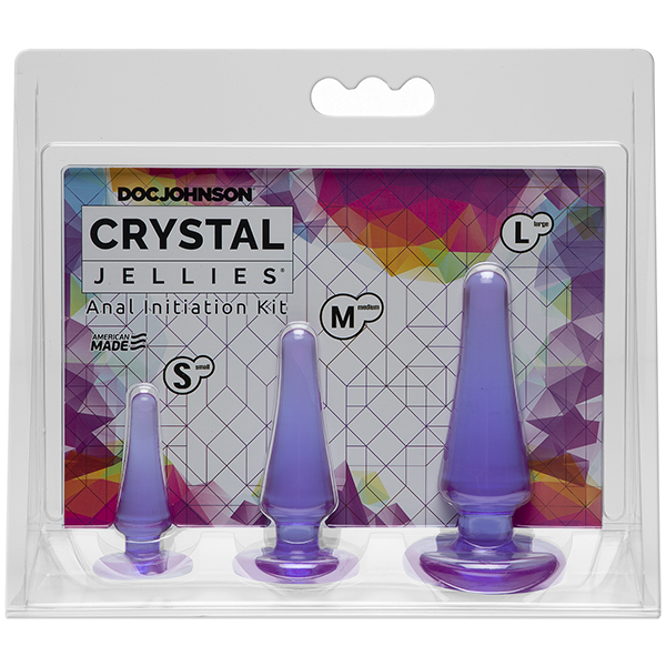 Crystal Jellies Anal Initiation Kit | Purple