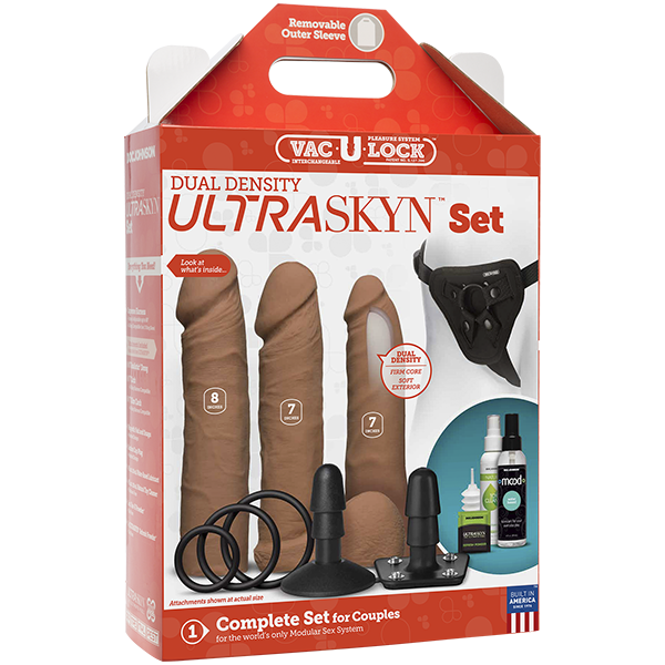 Vac-u-lock Dual Density Ultraskyn Set - Caramel