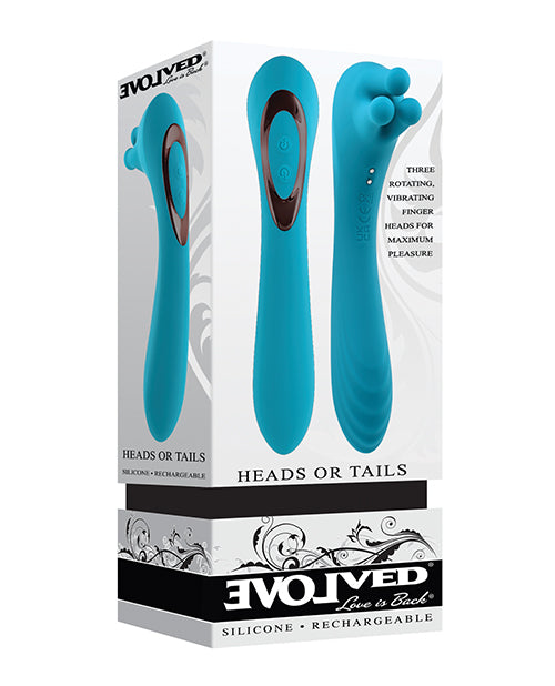 Evolved Heads Or Tails - Teal