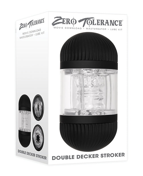 Zero Tolerance Double Decker Stroker - Clear
