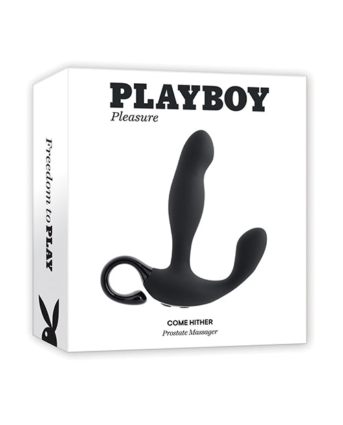 Playboy Pleasure Come Hither Prostate Massager -Black