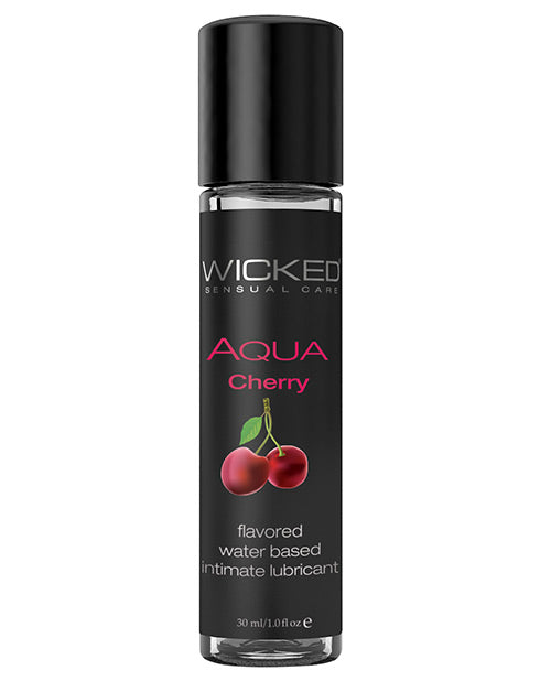 Wicked Sensual Care Aqua Flavored Water Based Lubricant - Cherry