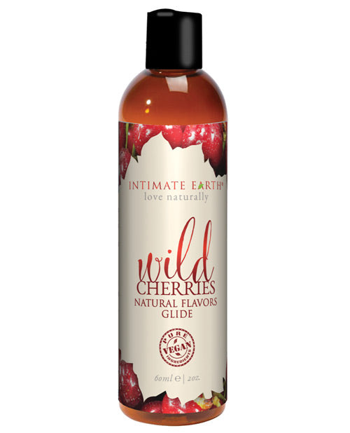 Intimate Earth Natural Flavors Glide | Wild Cherries 60ml