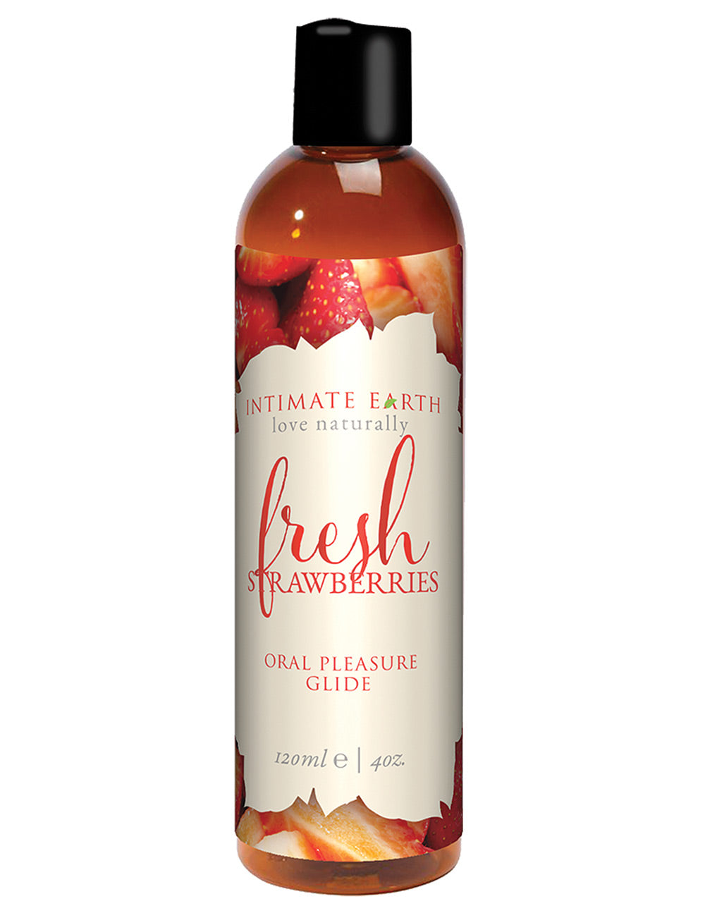 Intimate Earth Natural Flavors Glide | Fresh Strawberries 120ml