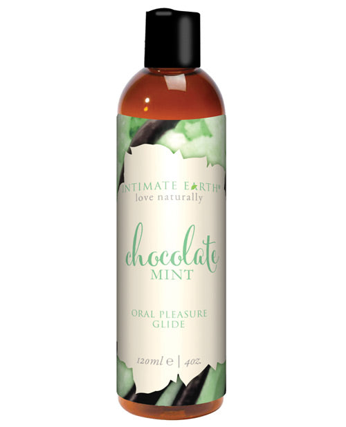 Intimate Earth Natural Flavors Glide | Chocolate Mint 120ml