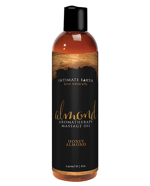 Intimate Earth Almond Aromatherapy Massage Oil 8 oz 