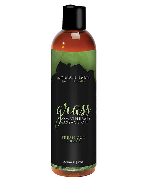 Intimate Earth Grass Aromatherapy Massage Oil 8 oz