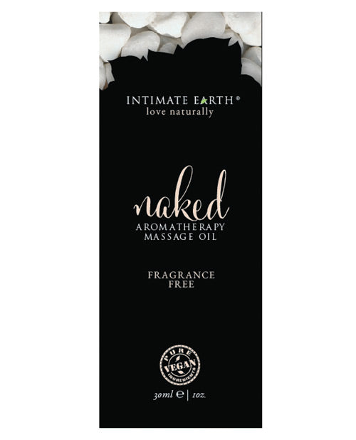Intimate Earth Naked Aromatherapy Massage Oil Foil