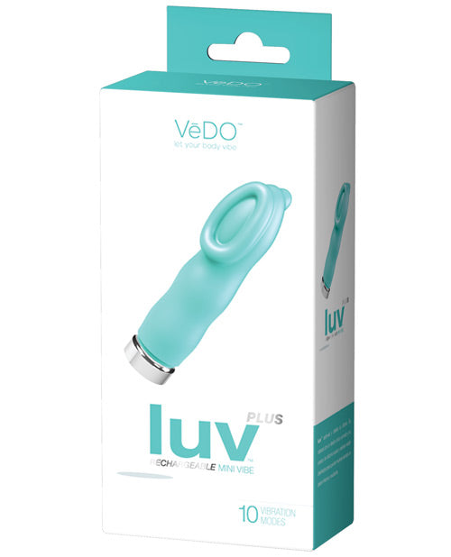 Vedo Luv Plus Rechargeable Vibe | Tease Me Turquoise