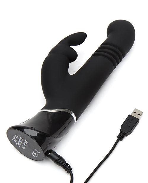 Fifty Shades Of Grey Greedy Girl Rechargeable Thrusting G Spot Rabbit Vibrator