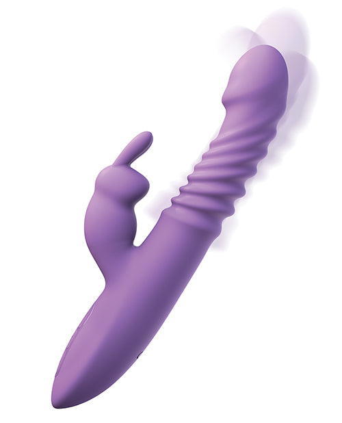 Fantasy For Her Ultimate Thrusting Silicone Rabbit - Purple