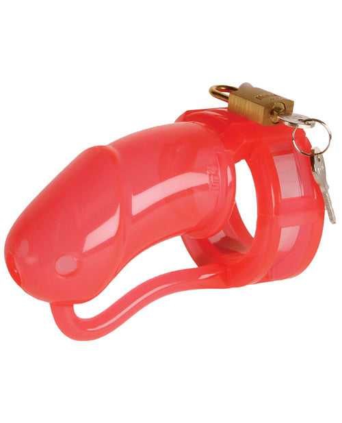 Malesation Silicone Penis Cage | Red Large